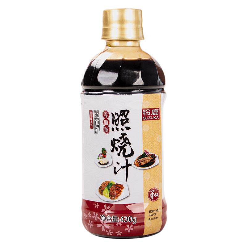 日式铃鹿照烧汁430g家用日料烧烤猪扒饭鸡腿饭鳗鱼盖饭汁照烧酱汁
