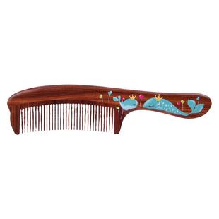 谭木匠正品儿童梳陪伴礼盒包装按摩头皮经络护发蓬松木梳可定制