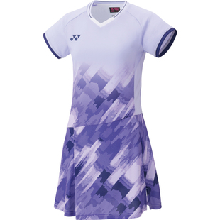 YONEX尤尼克斯yy羽毛球服女中国国家队大赛服连衣裙速干修身20784