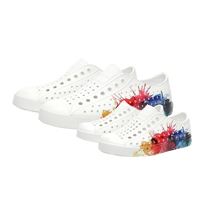 native春夏彩虹沙滩鞋