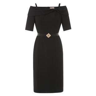 【吉娜同款】LIME莱茵春夏新款一字肩吊带连衣裙法式优雅轻奢裙