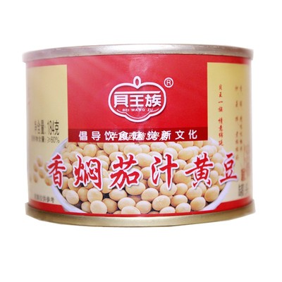 贝王族香焖茄汁黄豆罐头凉菜即食