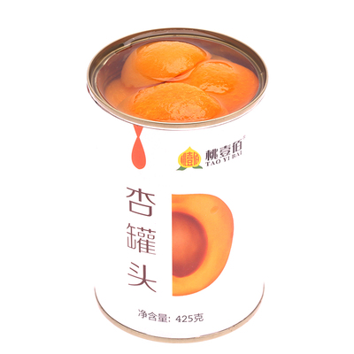桃壹佰杏罐头6罐整箱新鲜水果