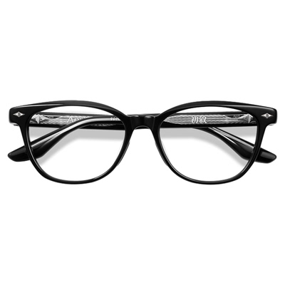 [25秋冬新品]April-瑶猫眼超轻雅痞格调板材不夹脸配度数光学眼镜