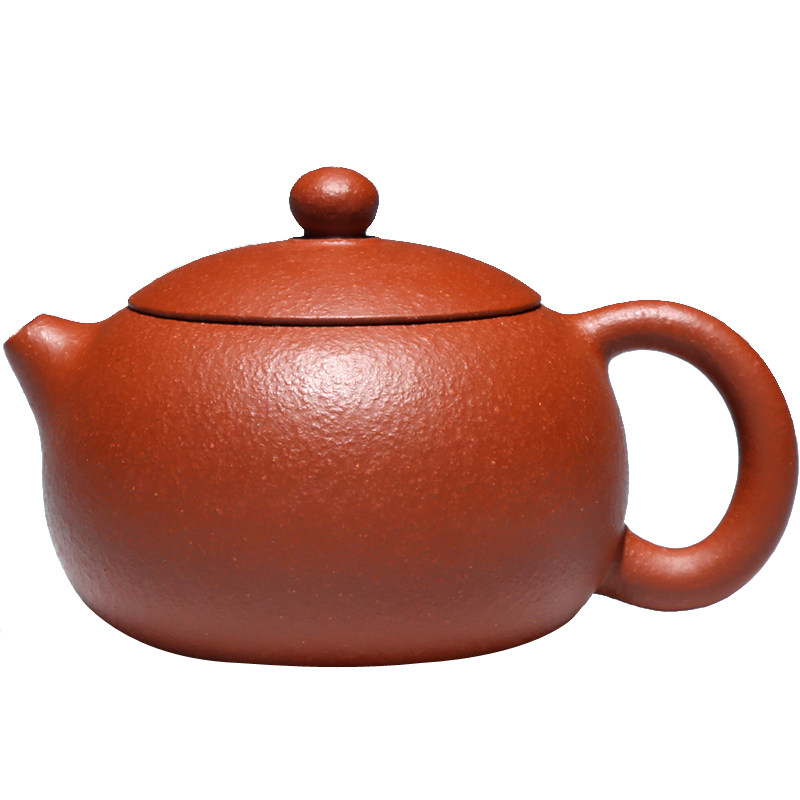 宜兴紫砂壶纯全手工名家吴海良原矿梨皮朱泥壶球孔110CC小西施壶