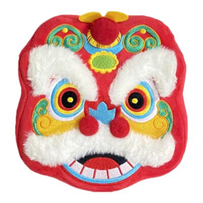 国潮醒狮儿童斜挎包拜年红包