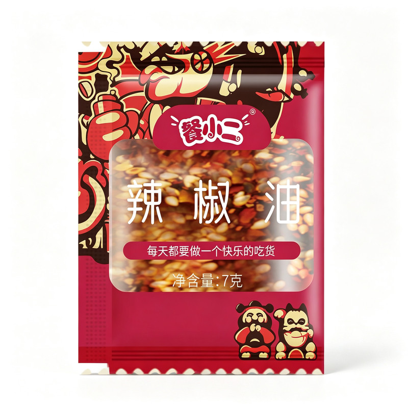 餐小二独立包装辣椒油外卖蘸料