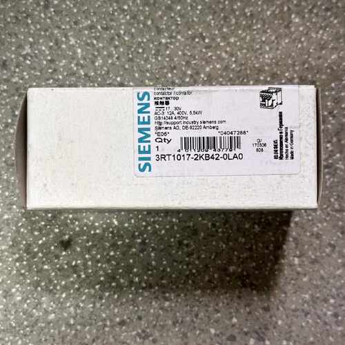 议价西门子SIEMENS低压接触器3RT1017-2KB42-0LA0原装正品 12A