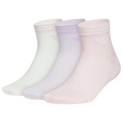 adidas阿迪达斯三叶草男女ORI TREF ANK 3P休闲袜子KF4996