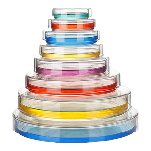 玻璃培养皿带盖高硼硅耐高温60/75/90/100/120/150/180mm一次性塑料细菌弧菌植物细胞无菌实验室灭菌桶封口膜