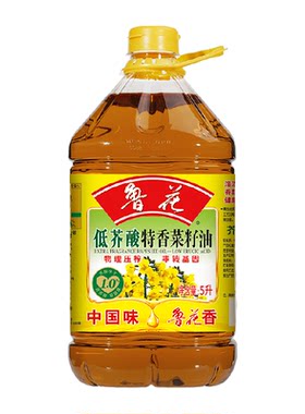 鲁花低芥酸特香菜籽油食用油5L