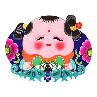 专业定制剪纸窗花 彩色窗花 春节过年十二生肖窗花门贴 厂家直销