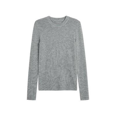 pusumede针织衫女显瘦内搭打底上