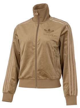 Adidas阿迪达斯三叶草女装2025冬季新款VELVET TT运动外套JY2591