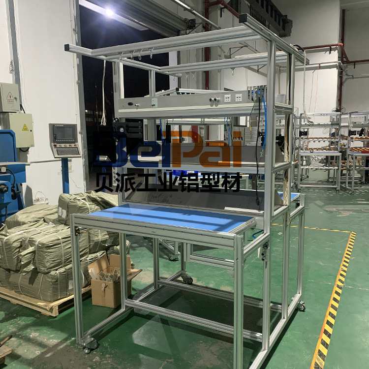 上海防静电工作台 流利式操作桌流水线组装电子实验台架工厂定制