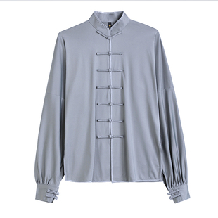 牛奶丝太极服男女新款太极服装八段锦太极拳服健身气功练功服女款