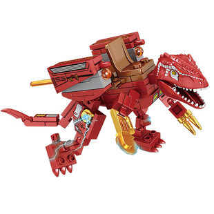 侏罗纪恐龙积木拼装玩具霸王龙世界3儿童公园6岁男孩益智生日礼物