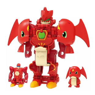 三宝武装精灵玩具金刚合体变形机器正版合体火暴暴金刚雷影战火爆
