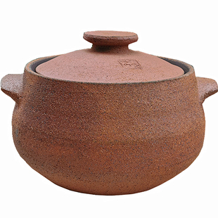 雅安荥经红色沙锅老式粗土沙罐子煲汤锅砂锅家用大容量煎药熬粥锅