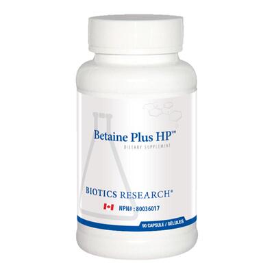 现货 加拿大 Biotics Research Betaine Plus HP 盐酸甜菜碱 消化