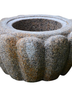 日式石钵庭院禅意水景不规则花盆