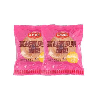 义利贝果面包70g袋装办公室甜点
