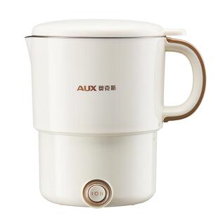 【折叠水壶开创者】奥克斯便携式烧水壶旅游折叠电热水壶316L全钢