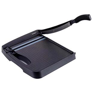 得力裁纸刀小型切纸刀切纸机a4手动裁纸机裁纸器相片刀裁剪神器名片切割机切刀切照片的闸刀钢质加厚铡刀剪刀