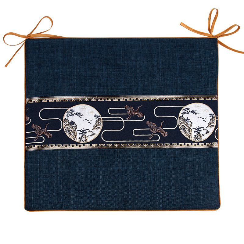 新中式红木椅垫餐桌垫子实木茶桌椅子坐垫茶台太师椅四季通用定制