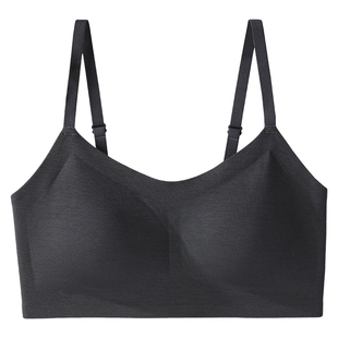 tutuanna夏季新品文胸内衣女 莱赛尔透气小U领无痕文胸内衣女