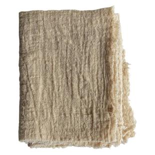 水洗棉麻肌理餐巾 ins简约日式茶巾背景布摆拍餐布道具隔热垫