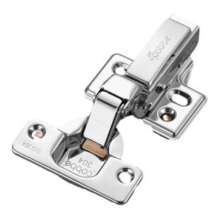 卡贝二段力304不锈钢液压全阻尼缓冲铰链衣柜门飞机弹簧合页大全