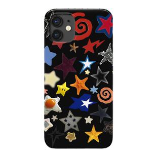 小众摇滚Y2K风多巴胺潮流五角星渐变拼接适用于苹果IPhone16/XR/11/12/13pro/14promax/15菲林手机壳IMD软壳