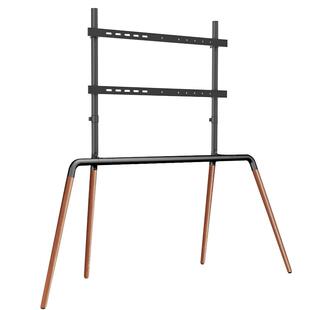 落地式电视机支架实木艺术展架立式壁挂架画廊酒店会所55-65-75寸