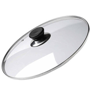 锅盖家用钢化玻璃盖耐高温万能通用30cm32cm炒菜锅平底锅盖子圆型