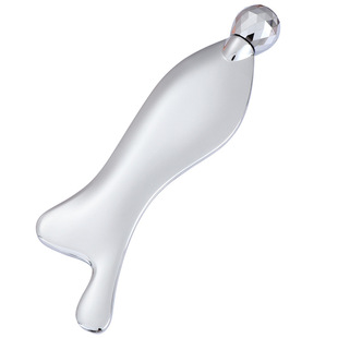 人鱼头刮痧面部美容脸部提拉小红书钟丽缇同款鱼形金属按摩板