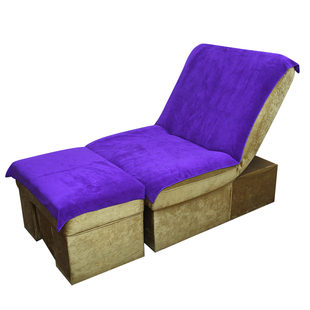 足浴沙发巾两件套按摩椅床单沐足店泡脚毛巾足疗沙发垫套罩四件套