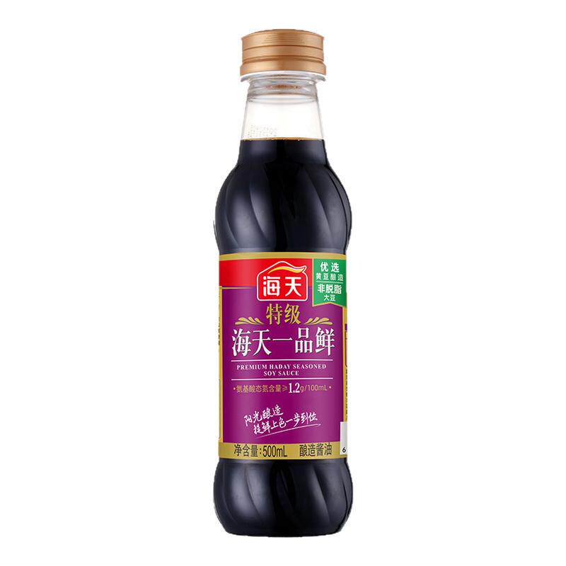 海天特级一品鲜500ml小炒提鲜