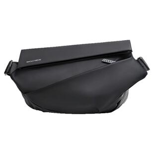 单肩斜挎包男大容量潮牌胸包单肩包磁吸扣背包男士骑行跨包邮差包