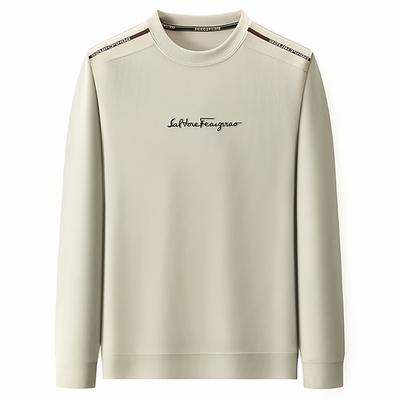 Romon/罗蒙2025百搭长袖卫衣男秋季新款圆领气质上衣休闲户外卫衣