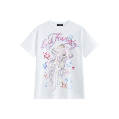 EdHardy圆领小可爱宽松T恤