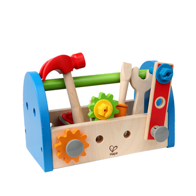 Hape仿真工具箱维修螺丝刀玩具