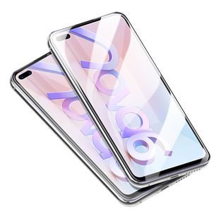 适用华为nova6钢化膜nova6se防窥膜note6手机nove6贴膜es全屏nowa蓝光防窥novo65g防偷窥5G版nva华nava防摔4g