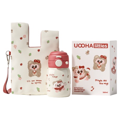 uooha迷你吨双饮保温杯女可爱