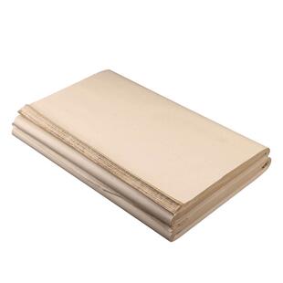 文必升泾县加厚书法初学创作练习用纸竹浆毛边纸四尺三尺六尺对开整张半生半熟宣山水花鸟画100张作品纸宣纸