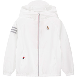 暇步士童装儿童防晒衣UPF50+休闲男童透气户外抗UV女童连帽皮肤衣