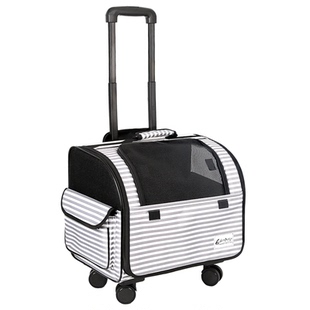 EDENPETZ宜德士宠物行李箱缅因狗狗猫咪便携旅行箱包透气拉杆猫包