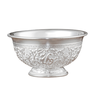 银碗999纯银家用雪花银碗三件套食用级熟银碗筷勺套装足银餐具