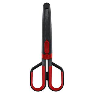 fizz二合一剪刀高颜值美工刀家用剪子不锈钢裁纸刀不沾特氟龙不粘胶办公小剪刀专用拆快递开箱小刀带保护套