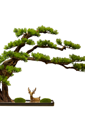 茶室新中式装饰木摆件